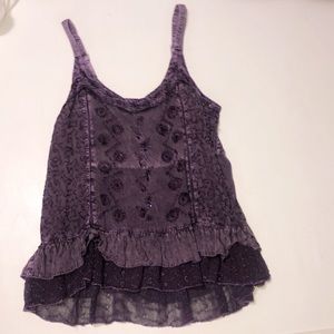 Cute Options purple tank top